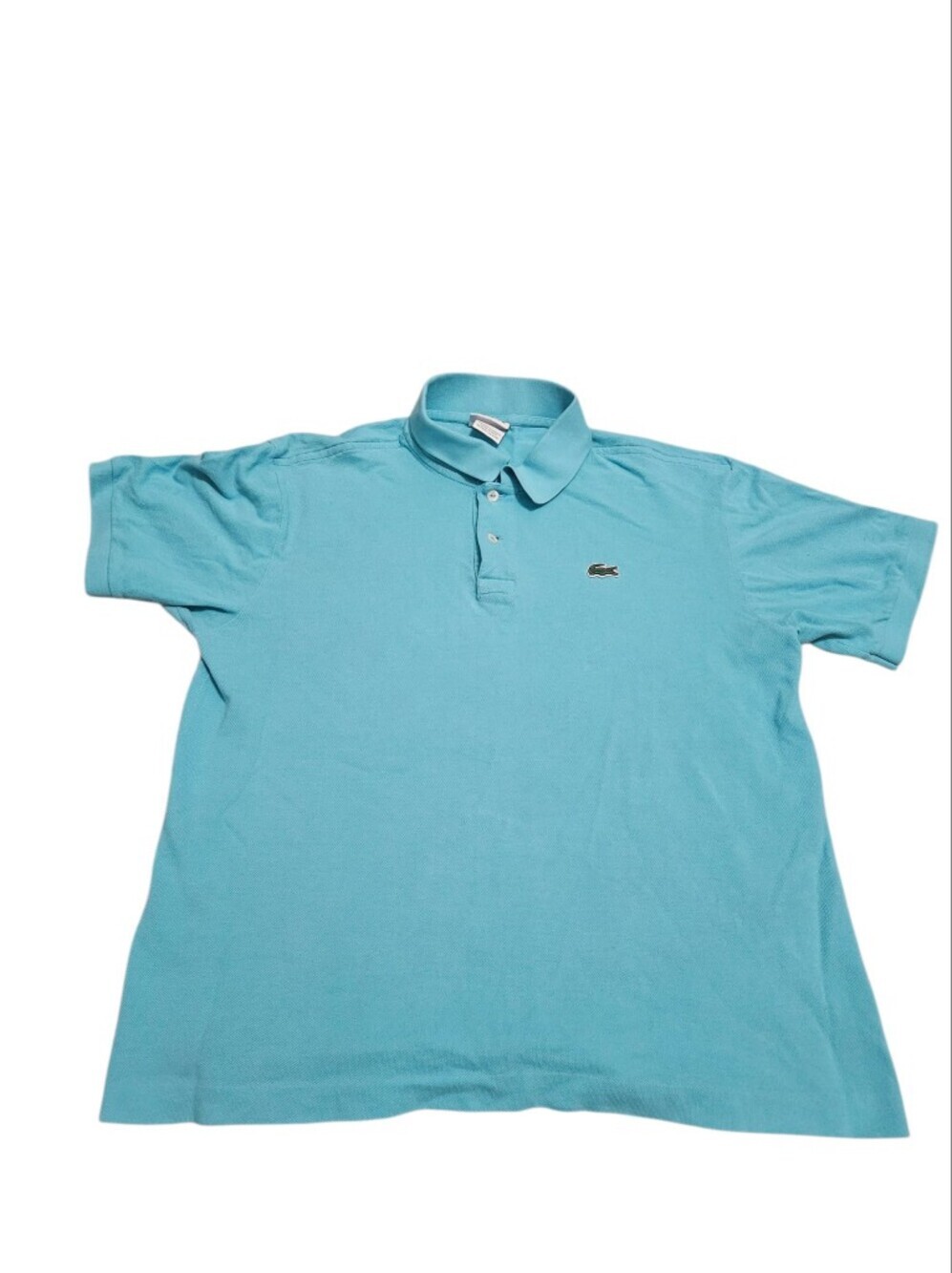Lacoste Men's Classic Pique Polo Shirt in Light Blue Cotton